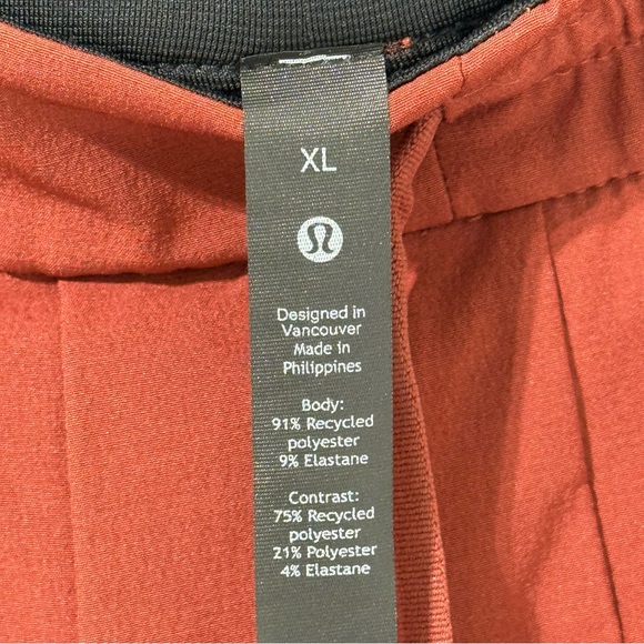 Lululemon License to Train Jogger 29" Rust Orange Pants Size XL - Picture 12 of 12